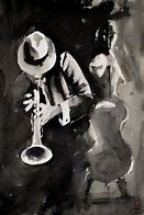 Image result for Trumpet Player Painting