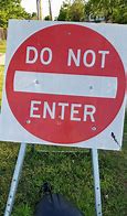 Image result for Sign Don't Enter