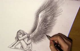 Image result for Broken Angel Wings Drawing