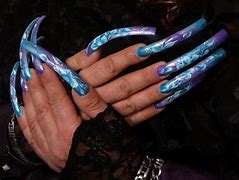 Image result for Cool Long Nails Detailed Art