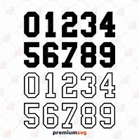 Image result for Basketball Jersey Numbers SVG