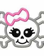 Image result for Girly Skull and Crossbones Pink Bow