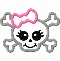 Image result for Skull Bow Cartoon