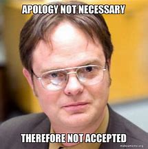 Image result for Apology Meme