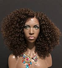 Image result for Long Curly Human Hair Wigs