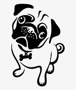 Image result for Thanksgiving Pug Black and White