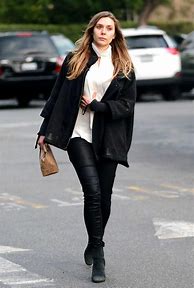 Image result for Elizabeth Olsen Leather