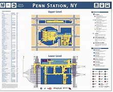 Image result for Map of Penn Station New York