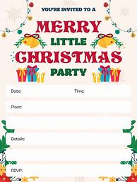 Image result for Blank Christmas Party Invitations