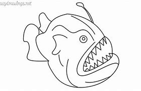 Image result for Angler Fish Draw