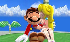 Image result for Mario and Peach Love