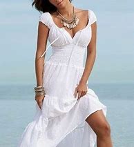 Image result for Off White Peasant Dress