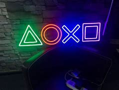 Image result for PlayStation LED Neon Sign