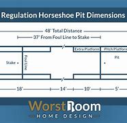 Image result for Horseshoe Pit Layout