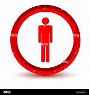 Image result for Red Man Icon