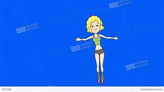 Image result for Girl Cartoon Character Spins around Herself