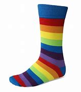 Image result for Rainbow Striped Socks