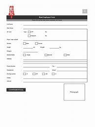 Image result for New Employee Start Form