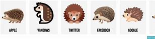 Image result for Hedgehog Emoji iPhone