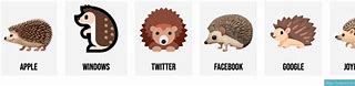 Image result for Hedgehog Emoji