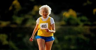 Image result for Old Lady Running Cartoon