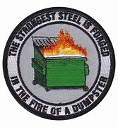 Image result for Dumpster Fire Patch