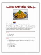 Image result for South African Pickled Fish