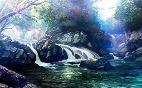 Image result for Anime River Wallpaper