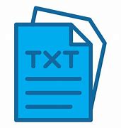 Image result for TXT Icon.svg Blue