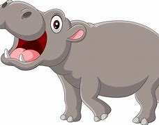 Image result for Vector Illustration Cartoon Hippo