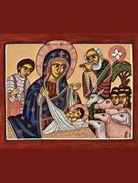 Image result for Coptic Nativity Icon