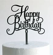 Image result for Happy Birthday Cake Topper Blue