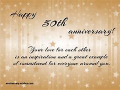 Image result for 50th Wedding Anniversary Card Sayings