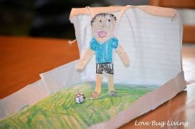 Image result for Soccer Goal Papercraft