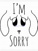 Image result for Sorry Dog Face