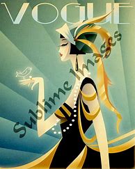 Image result for Art Deco Vogue Covers Framed Prints