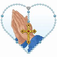 Image result for Praying Hands with Rosary Art