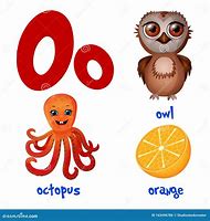 Image result for Cartoon Letter O Orange