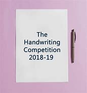 Image result for Lkg Handwriting Competition