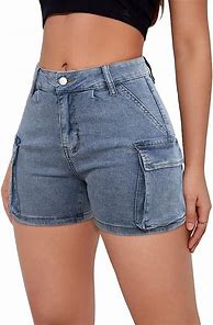 Image result for Jean Shorts Back