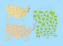 Image result for Outline of USA with States