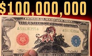 Image result for 100 000 Dollar Bill