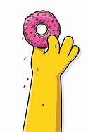 Image result for The Simpsons Donut Head Transparent