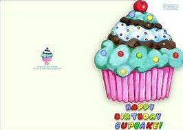 Image result for Birthday Cupcake Cut Out