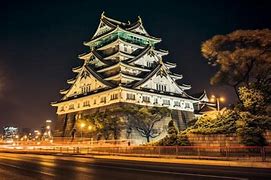 Image result for Osaka Castle Night