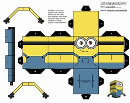 Image result for Minions Paper Toy