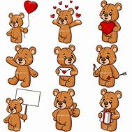 Image result for Valentine Teddy Bear Clip Art