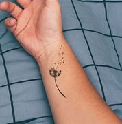 Image result for Dandelion Wrist Tattoo