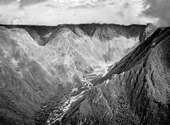 Image result for Black and White Mountain Range