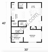 Image result for 30 X 40 Barndominium Floor Plans